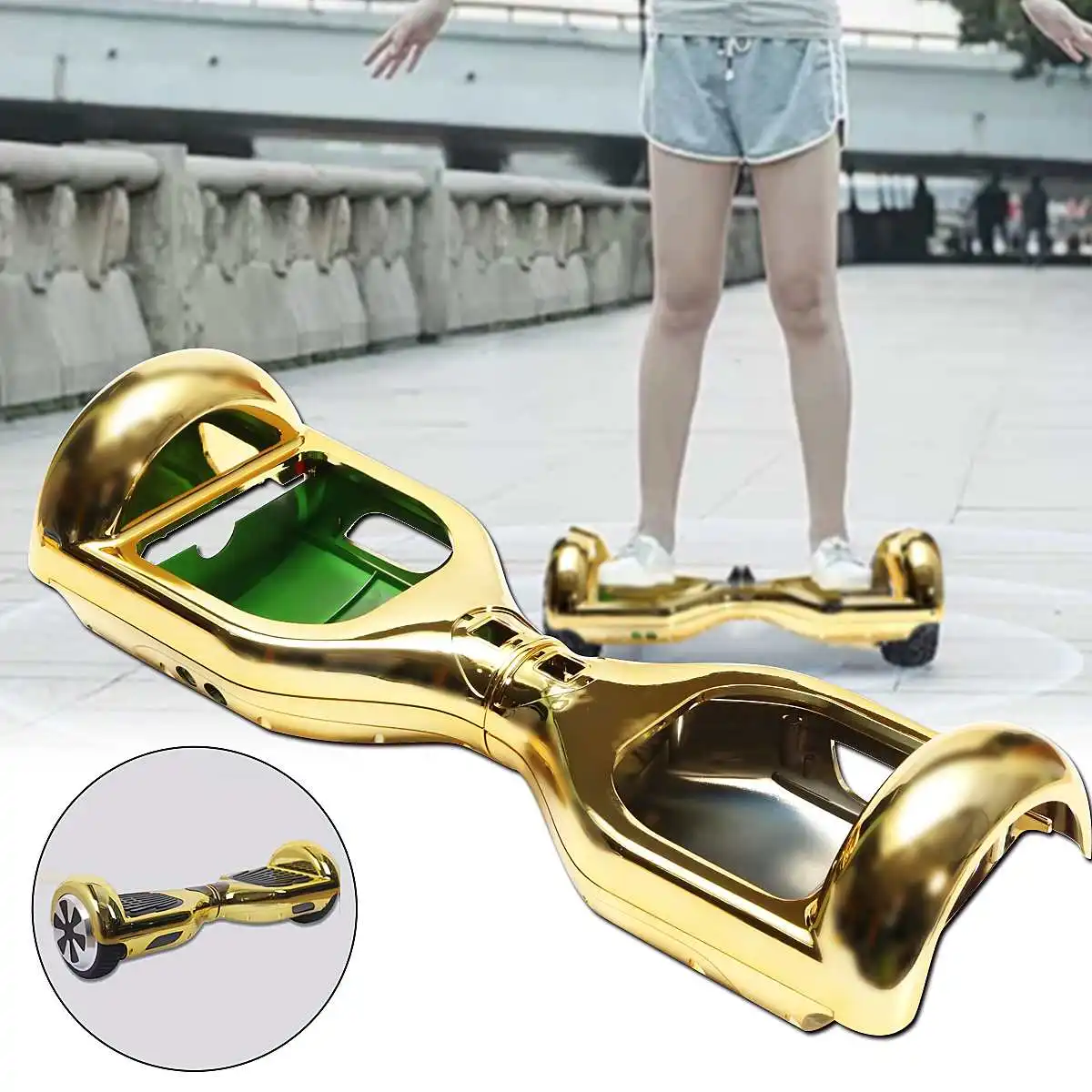 

Gold Shell Outer Kit Cover For 6.5'' 2 Wheels Self Balancing Electric Scooter Plastic Shell Cover Case Replacement Accessories