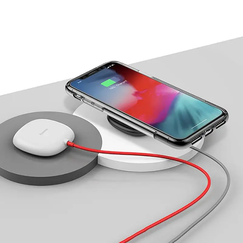 Новое беспроводное зарядное устройство на присоске для iPhone 8/X мобильный телефон