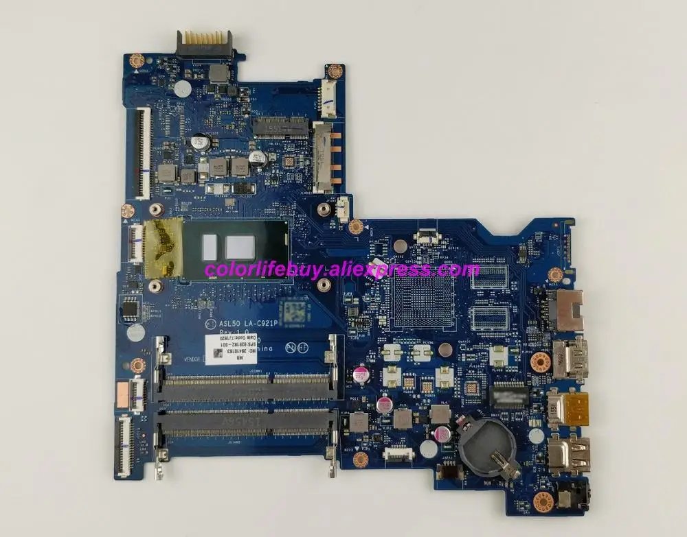 حقيقية 828182-001 828182-601 UMA w i3-6100U CPU ASL50 LA-C921P محمول لوحة رئيسية لأجهزة HP 15-AC سلسلة 15T-AC100 الكمبيوتر الدفتري