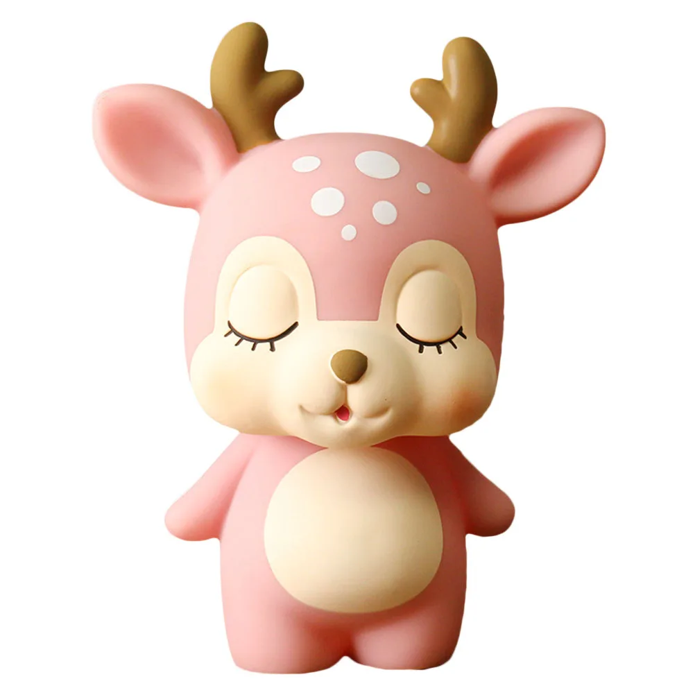 

1pc Deer Piggy Bank Cartoon Cute Creative Saving Pot Adorable Gift Piggy Bank Coin Bank