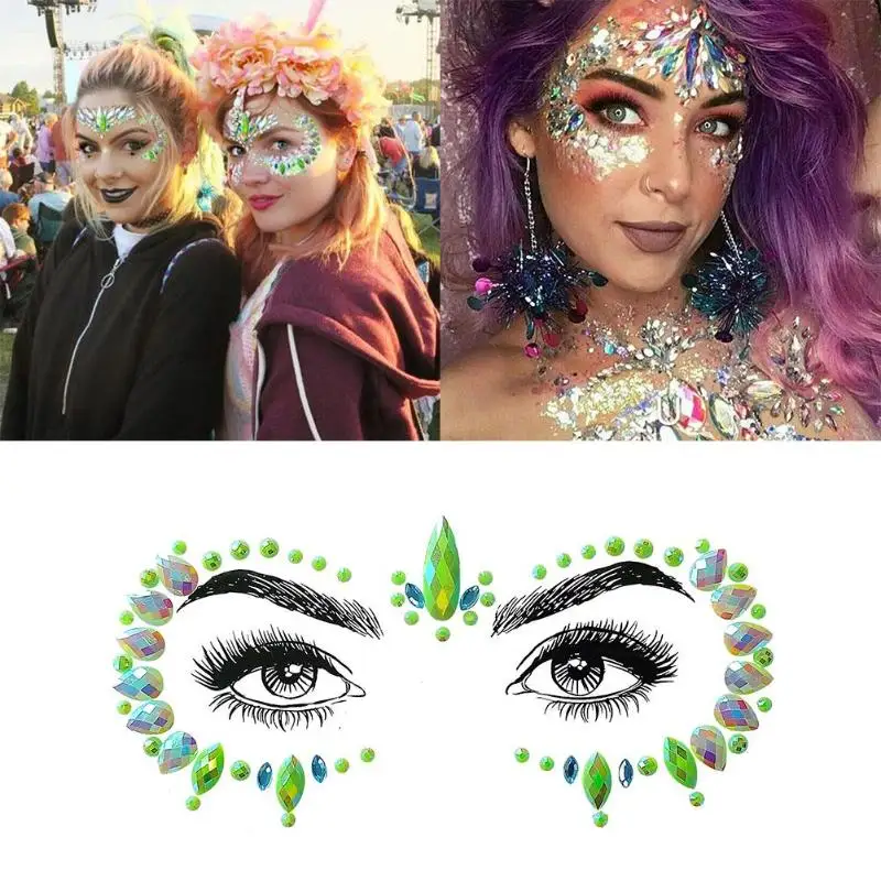 Konsait Glitter Floral Face Temporary Tattoos Stickers Transfer Tattoo  Waterproof Face Jewels for Women Girls Halloween Makeup Dancer Costume  Parties Glitter Freckle Stickers Lemon Butterfly hearts Sakura Scale 12  Sheets  Amazonca