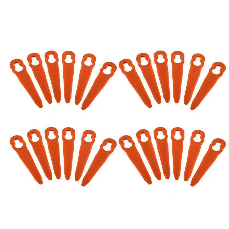 

24 Pcs Plastic Cutters Replace Blade For Stihl PolyCut 2-2 Lawnmower Accessories
