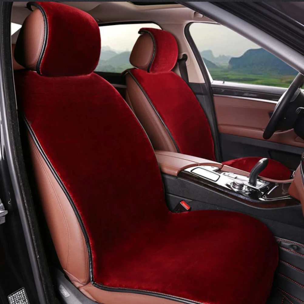 1pc Warm Plush Soft Seat Cover Car Universal Front Fluffy Winter Cushion Fits Most Truck SUV Seats | Автомобили и мотоциклы