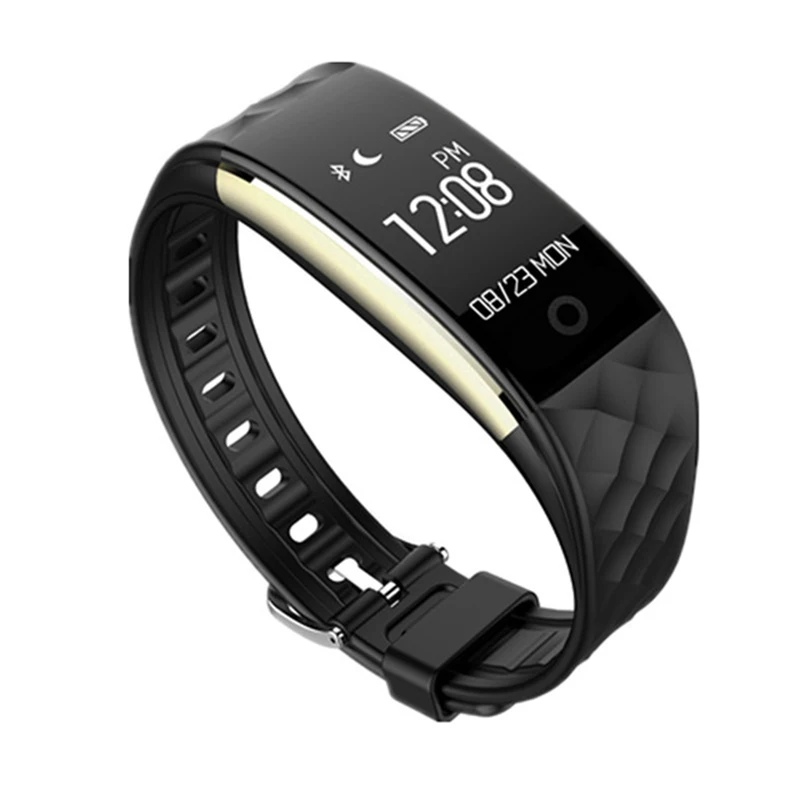 

S2 Smart Bracelet Sport Fitness Tracker Heart Rate Step Counter Call Message Reminder Position Bluetooth Smart Wristband Watch