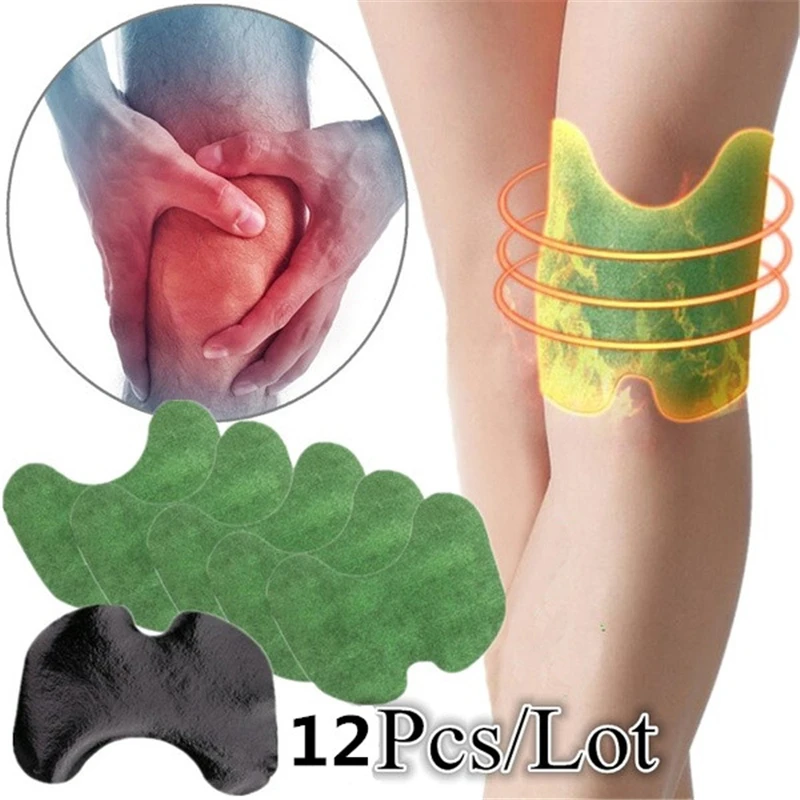 

2019 New 12pcs/Bag Wormwood Extract Knee Joint Ache Pain Relieving Paster Knee Rheumatoid Arthritis Body Patch Body Health Care