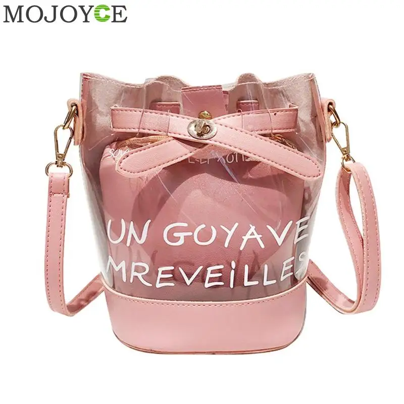 الإناث Crossbody حقائب كتف برميل على شكل الفاخرة العلامة التجارية النساء حقيبة بلاستيكية شفافة واضحة PVC هلام صغيرة حمل حقيبة ساع
