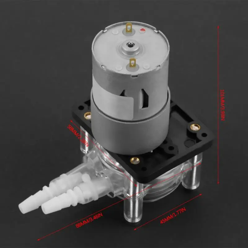 DC 12V перистальтический насос с высоким потоком вакуумный аквариумный