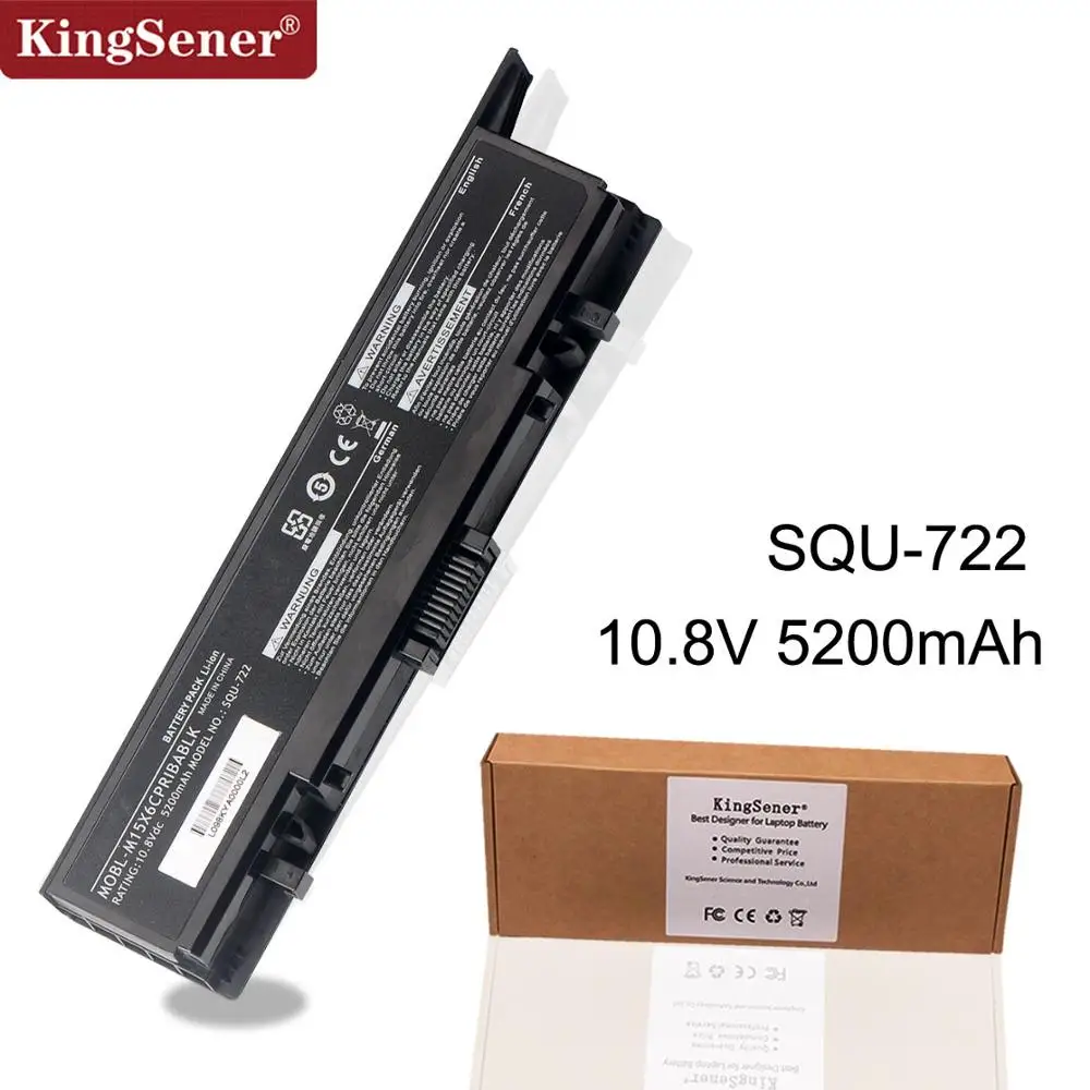 Аккумулятор для ноутбука KingSener DELL Alienware M15X SQU 722 MOBL M15X6CPRIBABLK|Аккумуляторы ноутбуков|