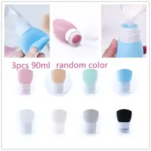 3 шт. 90 мл портативная дорожная бутылка туалетные бутылочки бутылочка для шампуня лосьон контейнер для жидкости дорожные аксессуары(случайный цвет