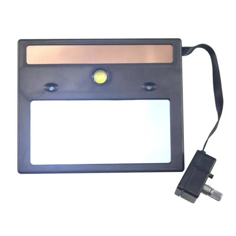 

Solar Energy Auto Darkening Welding Helmet Mask Welder Cap Lens Filter Automatic Shade Mask Goggles Lens Adjustable LED Lights