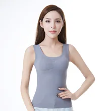 Бюстгальтер Cami Tank Top Женское боди съемное нижнее белье для похудения жилет корсет Корректирующее белье жилет