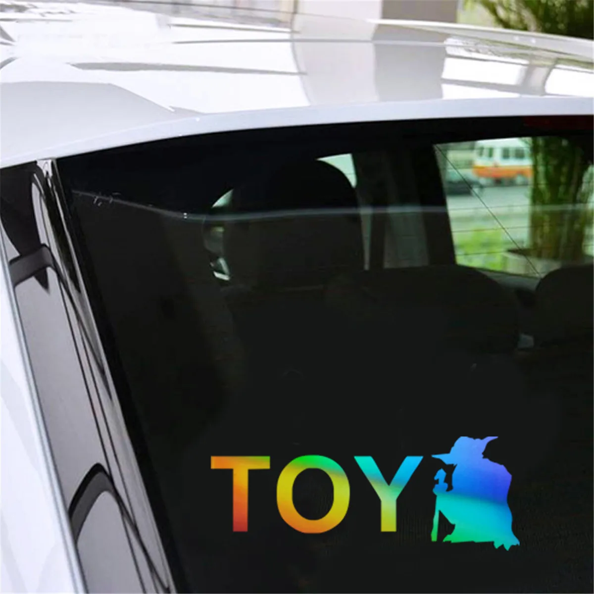 

Toy Yoda Funny Humor Car Styling Wall Home Glass Window Door Laptop Car Sticker Motorcycle Vinyl Decals