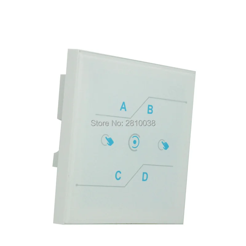 

2 pcs/lot AC 90-260 V DALI touch scene panel 8 channels output scene touch switch 5V signal smart scene switch for smart home
