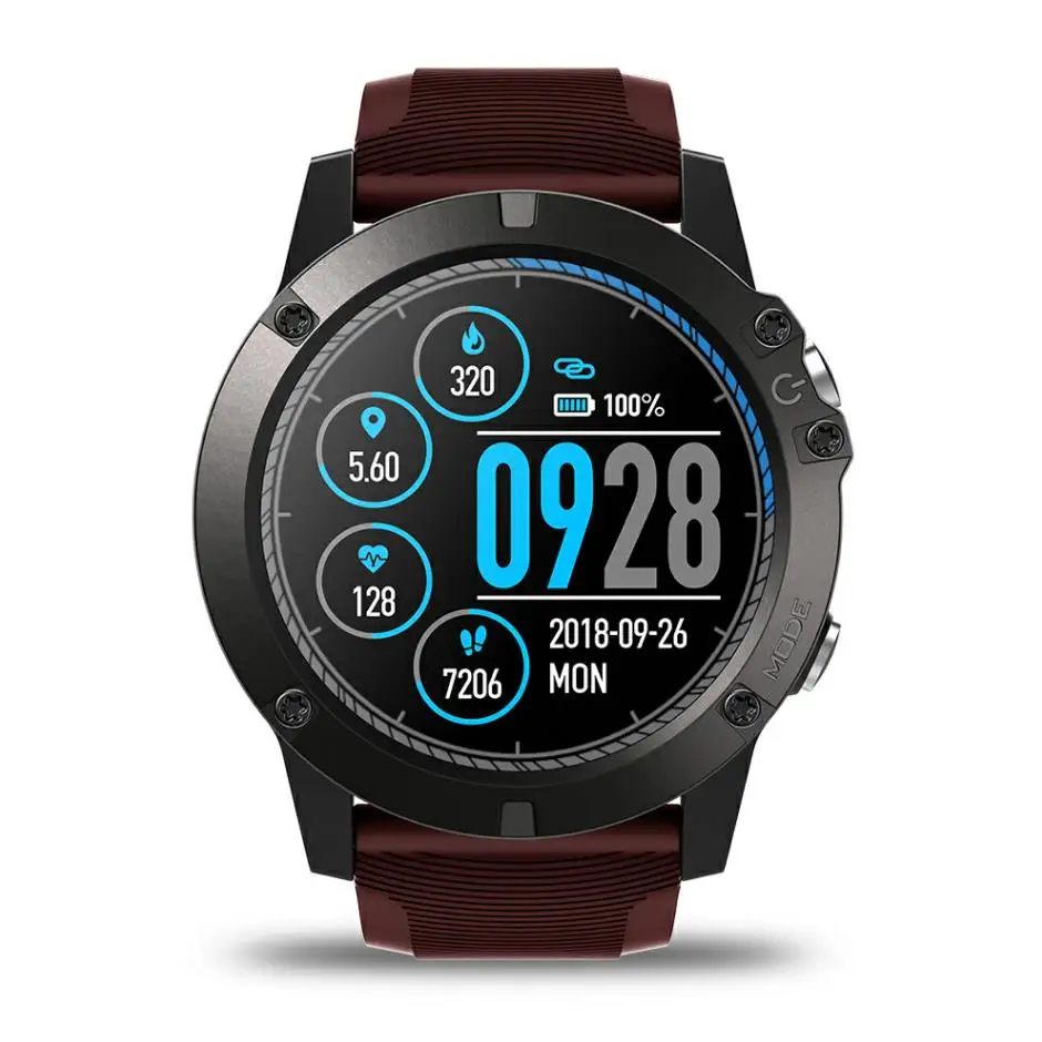 Online Nuevo Zeblaze VIBE 3 Pro reloj inteligente ronda completa Touch en tiempo Real óptico Monitor de ritmo cardíaco durante el sueño todo el día de seguimiento de Fitness
