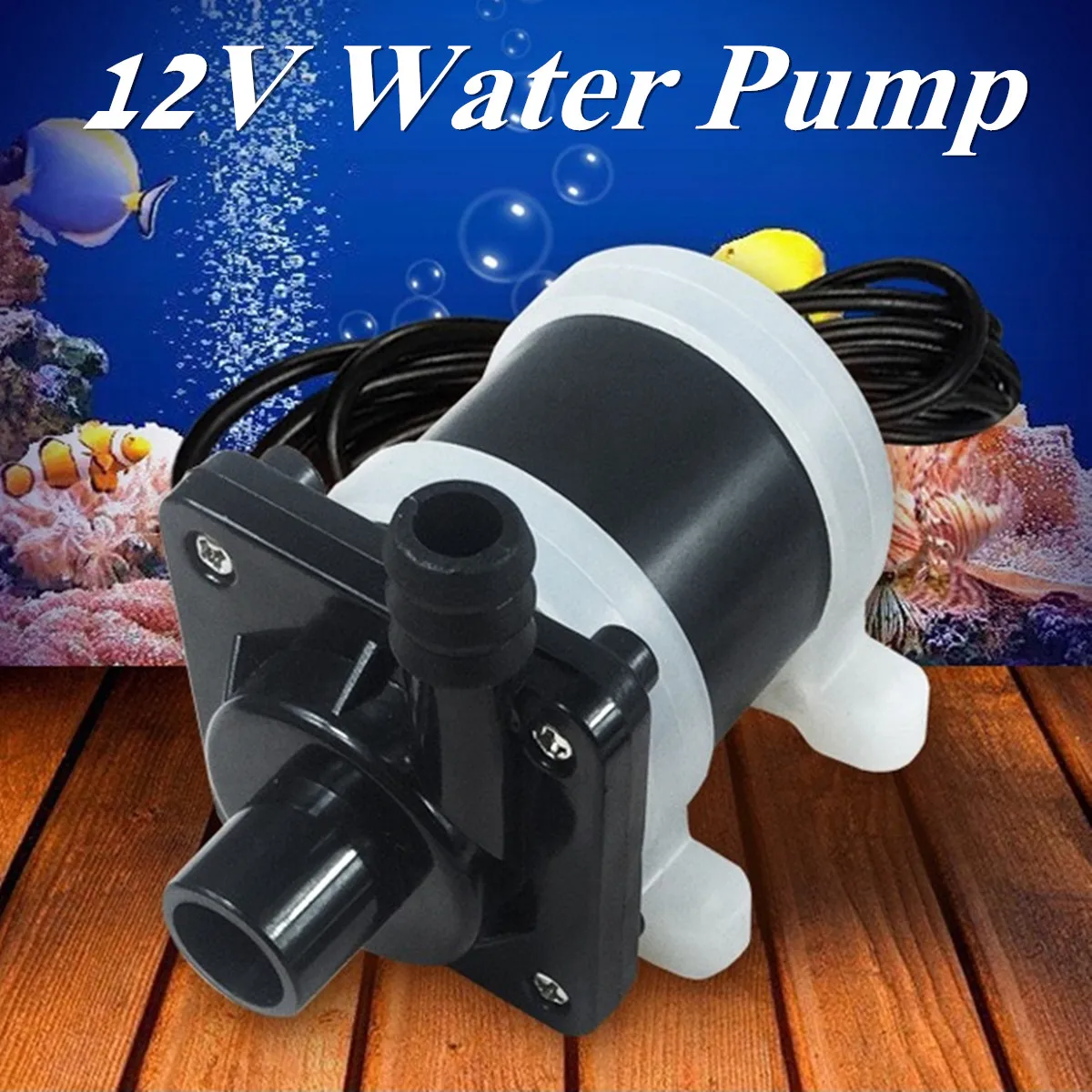 Solar Powered Brushless Submersible Water Pump DC 12V 700L/H