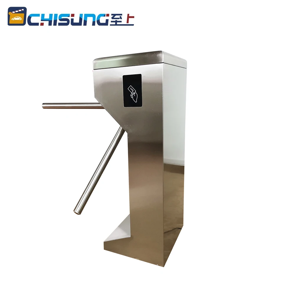 US $611.00 Security System High Quality Good Price Full Autoamtic Tripod Turnstile Gate With Drop Arm Tripod Turnstile Gate