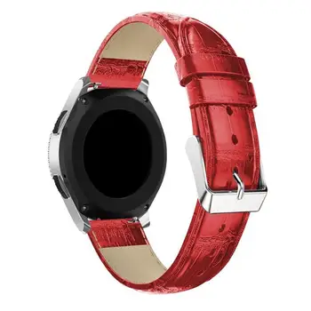 

ALLOYSEED Replacement Leather Watch Bracelet Strap Band Smart Watch Band Wearable Parts for Samsung Galaxy Watch 46mm