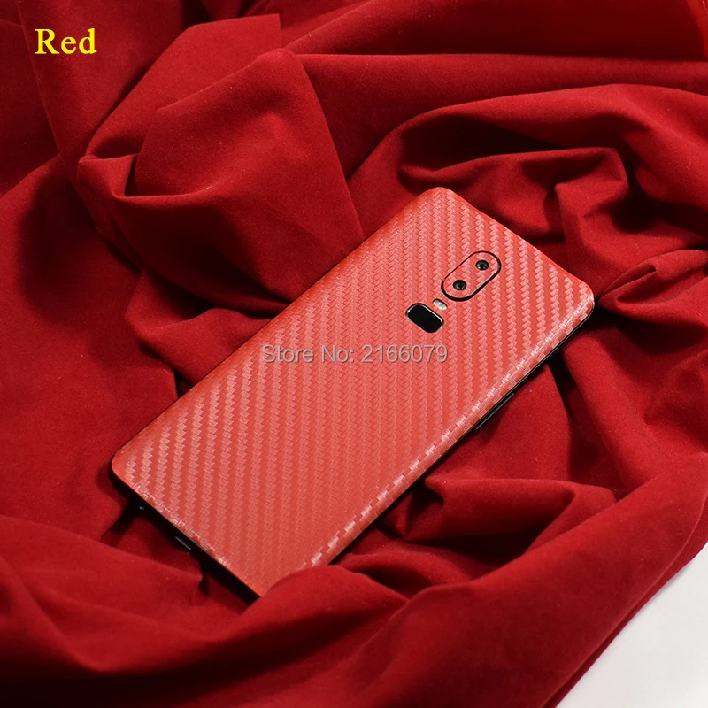 Для OnePlus 6 A6000 A6003/6 T A6010 A6013 новый полный назад наклейка кожи 3D углеродного волокна