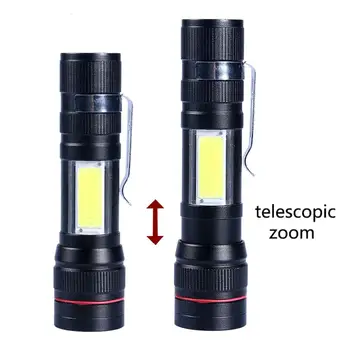 

Portable USB Charging Ultra Bright Telescopic Zoomable LED Flashlight with
