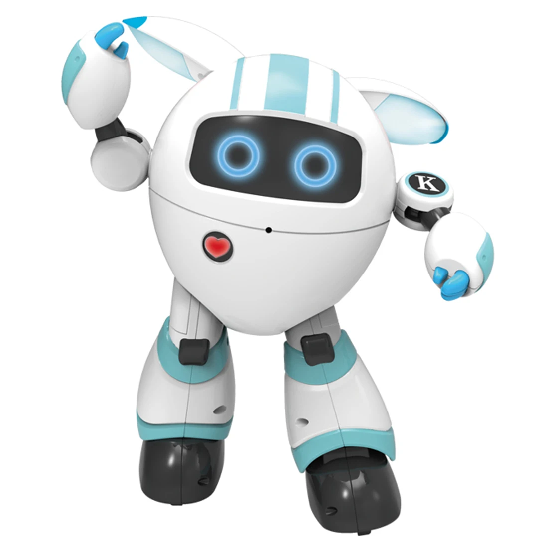 Modiker Smart Programmable Walking Robot RC Electronic Dancing Singing Story Telling Robot Toy for Children High Tech Toys- Blue