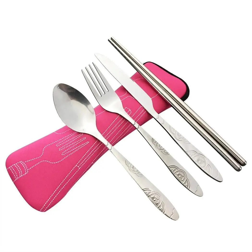 Набор для пикника outwell picnic cutlery set. Чехол для ложки и вилки. Дорожный набор. Столовые приборы. Контейнер для столовых приборов дорожный.