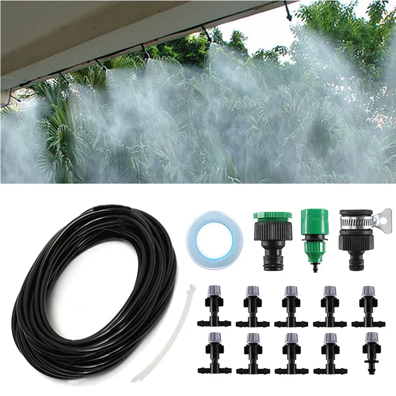 

DIY10M Automatic Watering Device Cooling Spray Sprinkler Irrigation System