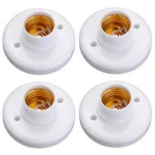 E27 светильник приспособления для лампочки держатель Crew cap разъем Цоколи круглые крепежные Цоколи Домашний Светильник ing аксессуары