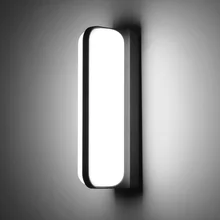 Современный светодиодный настенный светильник из алюминия, открытый водонепроницаемый настенный светильник для сада, крыльца, патио, в стороне, светильник для передней двери, светильник, Прямая поставка