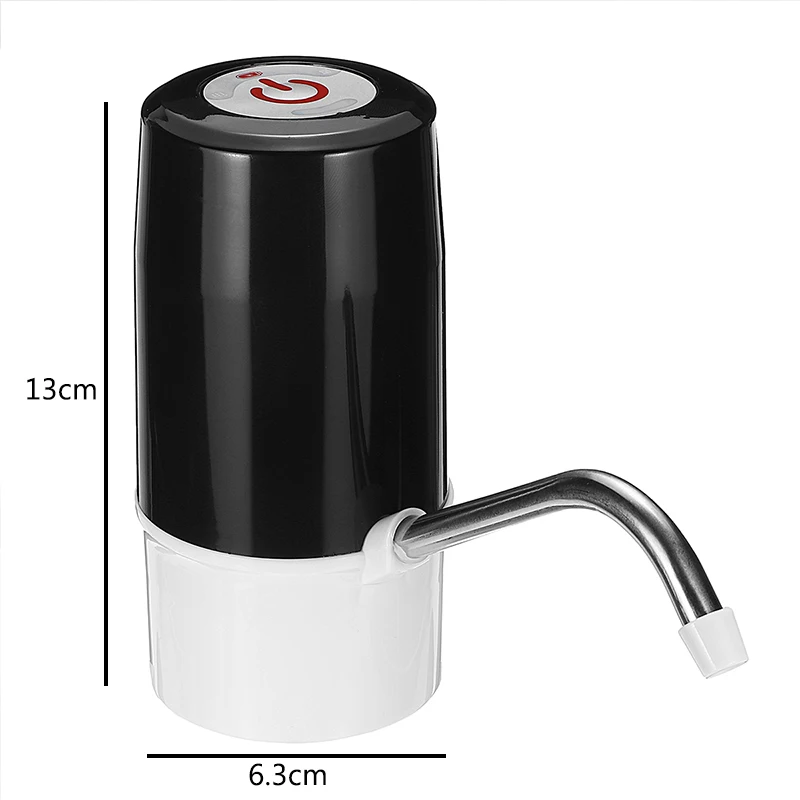Warmtoo USB Перезаряжаемый Электрический водяной насос из нержавеющей стали с жесткой трубой диспенсер для воды Пищевая силиконовая бутылка для питьевой воды