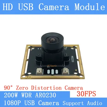 

Zero distortion 2MP 30FPS UVC MJPEG USB Camera Module shooting wide dynamic face recognition 1080P IMX819/AR0230 Support Audio