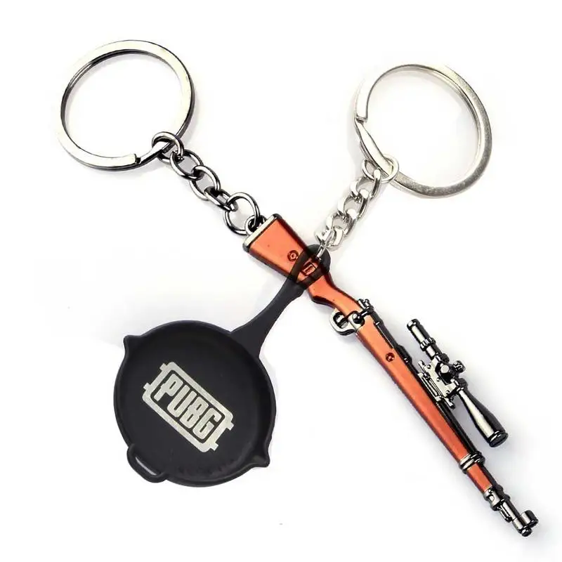 

Novel Key Chain For PUBG 98K Series Key Ring Pendant Keychain Accessories Souvenir Gift For Car Backpack Wallet Pendant