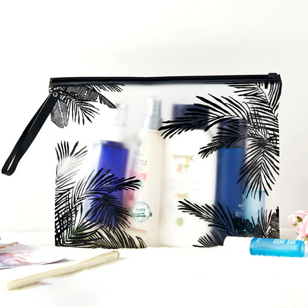 

PVC Transparent Makeup Travel Women Need Toiletry Makeup Brush Storage Bags Organizer Case Bath Wash Make Up Box