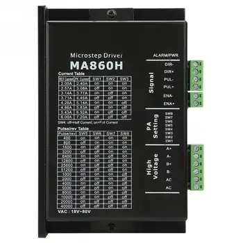 

MA860H AC 18V-80V Driver Controller for 57/86/100 Two-Phase Stepper Motor step motor driver