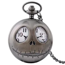 Уникальные серебряные карманные часы из цельного металла для мужчин, подарок для мальчиков и девочек, кварцевые карманные часы с цепочкой
