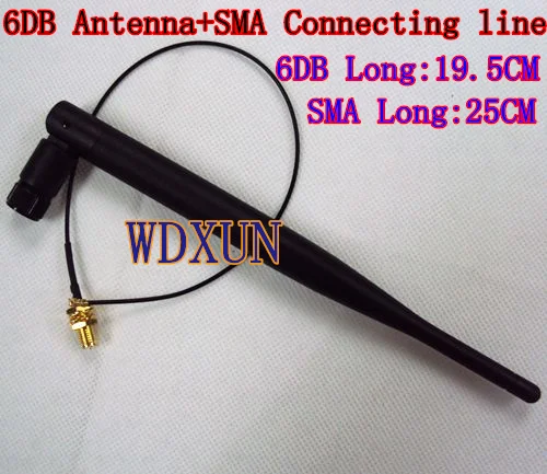 6 dBi RP-SMA двухдиапазонный wifi антенна+ SMA 3g антенна wifi 6дБ 8дб 9дб wlan-антенна WWAN карта
