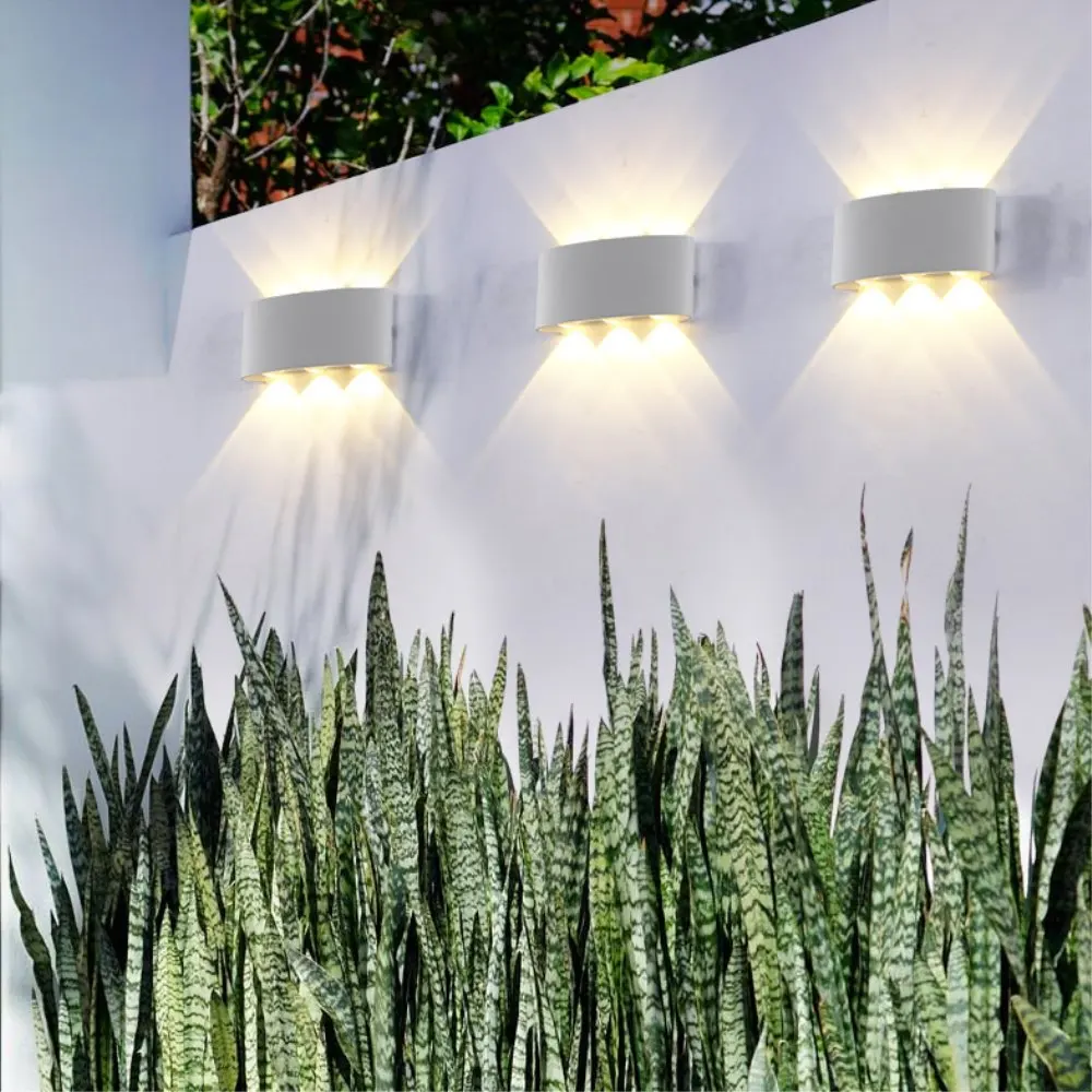 Modern Led wall light ip65 Waterproof Die-cast aluminum 4W 6W 8W Wall mounted sconce AC85V-265V Indoor Outdoor lighting lamp