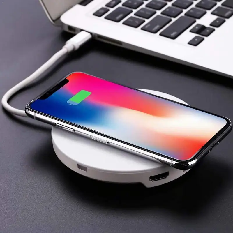 

Type-c turn hdmi+vga+ wireless charging multi-function converter