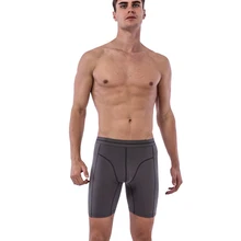 Новые удобные трусики 95% хлопок удлиненное Мужское нижнее белье Чистый хлопок длина анти-износ упражнения мужские боксеры шорты