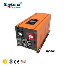 3000W инвертор с чистым синусом 3KW солнечный инвертор решетки DC12V 24V 48V постоянного тока до AC220V 230V 240VAC с AC зарядное устройство и UPS может быть прикреплен к стене