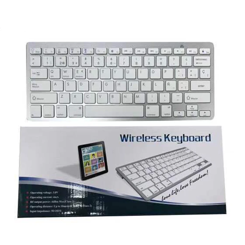 Ультратонкая Корейская русская Bluetooth клавиатура совместимая с iPad Pro 11/12 9 7 дюйма Air