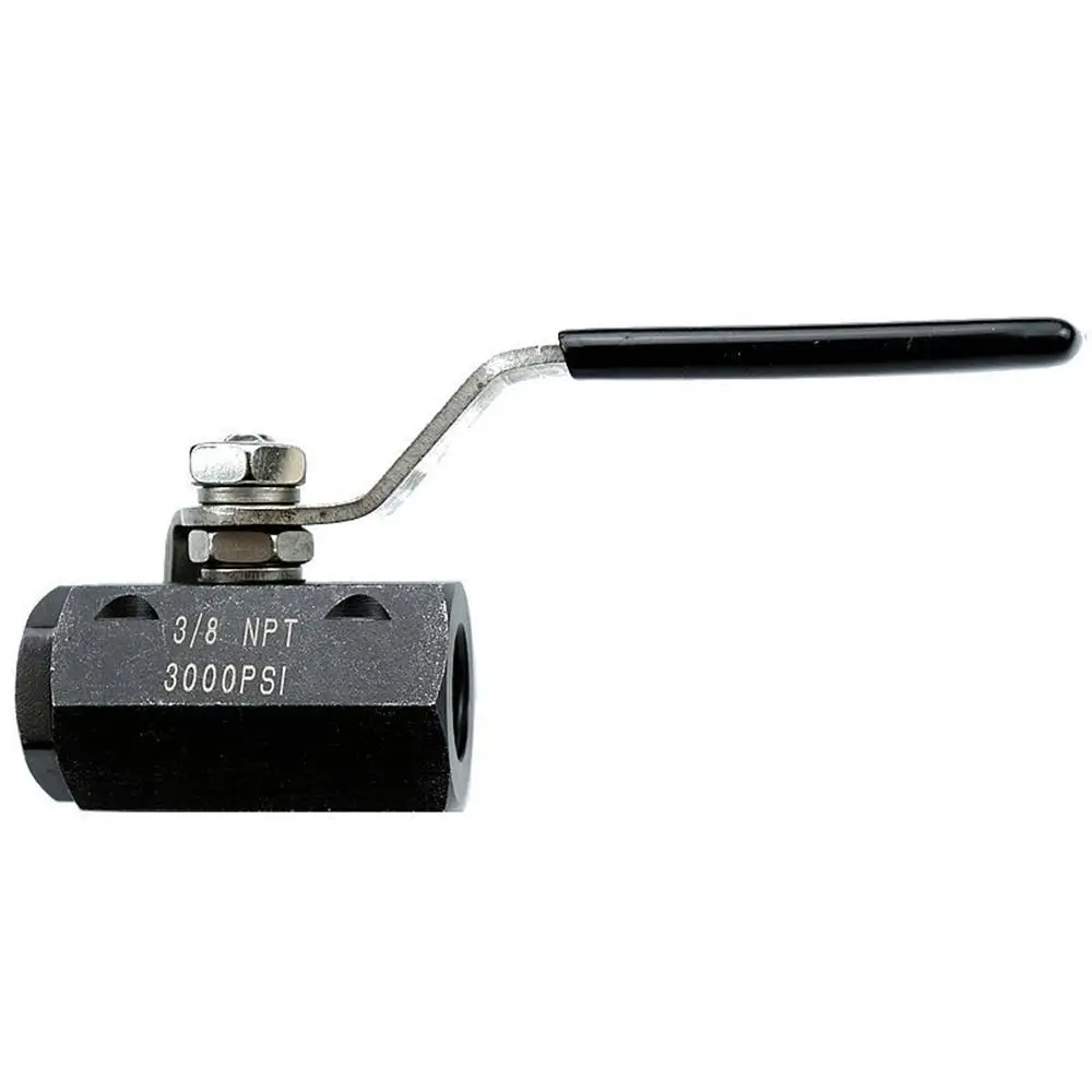 3/" NPT Женский полный порт шарик из углеродистой стали клапан давления 3000 PSI WOG