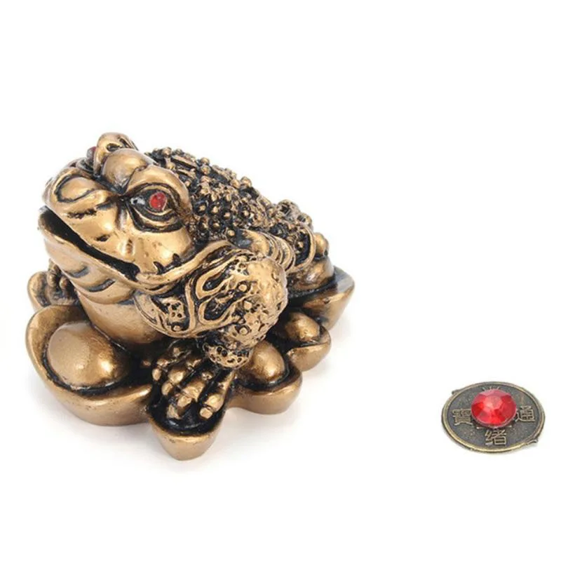

Chinese Feng Shui Money Lucky Fortune Wealth Frog Toad Coin Home Decoration Home Office Decoration Lucky Gifts