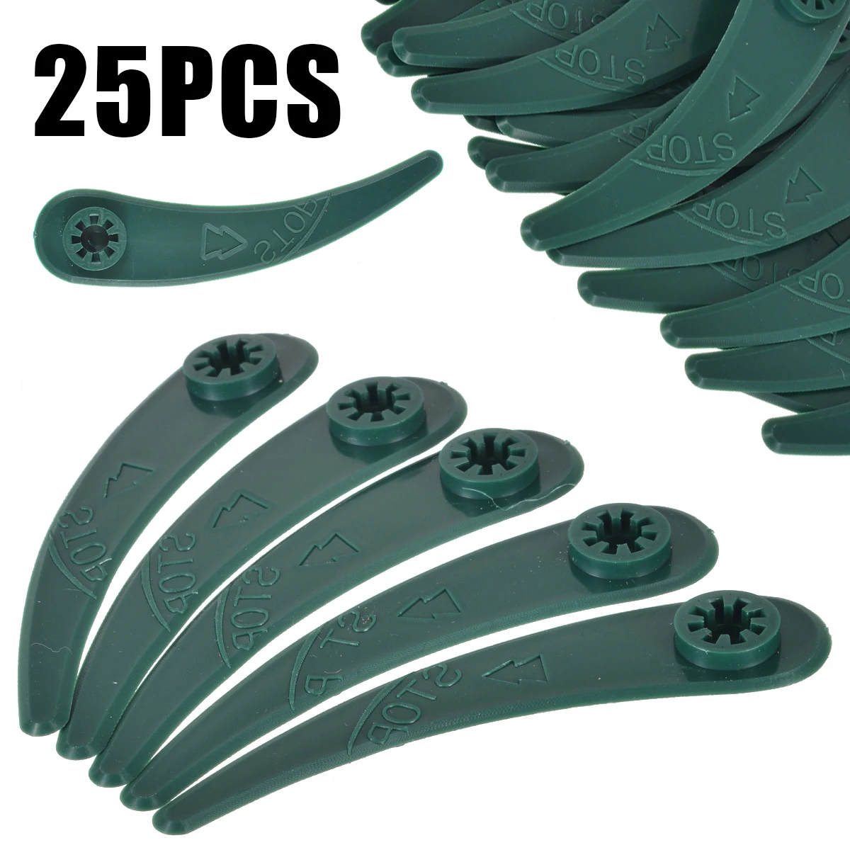 25Pcs Replacement Grass Trimmer Blades For Garden Grass Trimmer Lawn