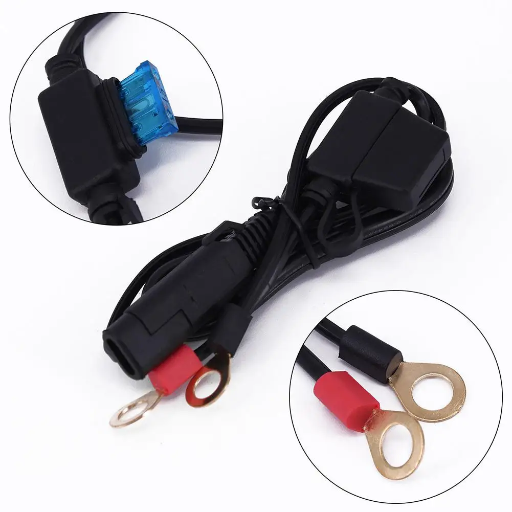 12V Мотоциклетные батареи зарядный кабель мотоцикл Зарядное устройство