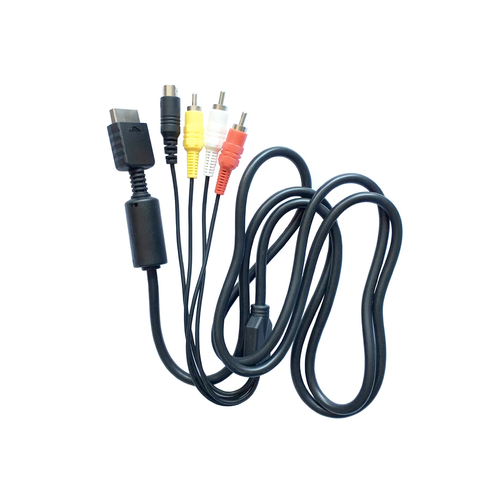 

Composite S-Video RCA AV Audio Video HD TV Cable for Sony PS1/PS2/PS3 Console