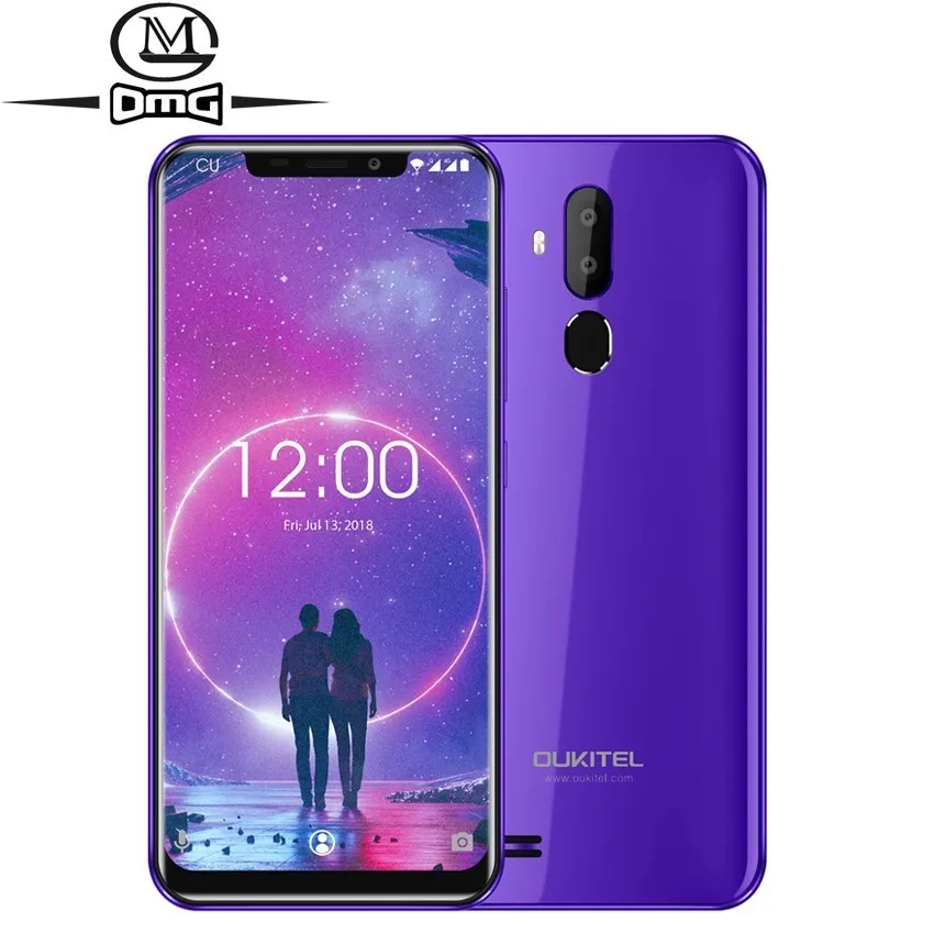 

OUKITEL C12 Face ID Android 8.1 6.18" 19:9 Smartphone Fingerprint recognition MT6580 Quad Core 2GB +16GB Unlock Mobile Phone