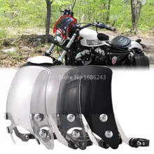 Фара обтекатель подходит для Harley Sportster 04-Up XL883 XL1200 Мотоцикл Ветер Дефлектор лобовое стекло ветровое стекло 39 мм 41 мм