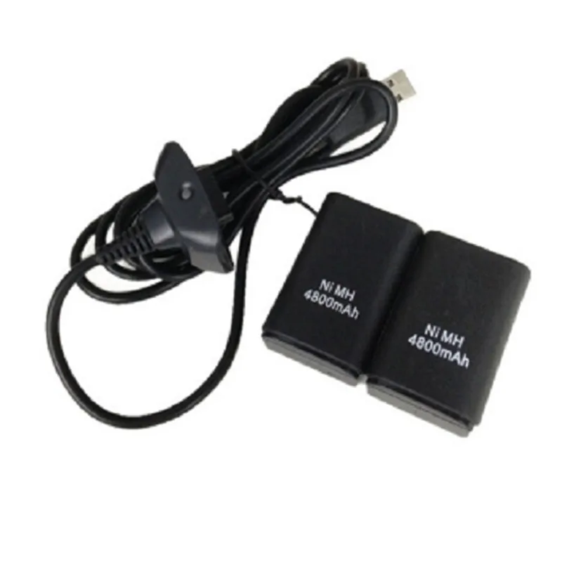 Полный комплект 2 аккумулятора и зарядный кабель для контроллеров BF MW3 Xbox