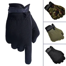 Anti-Slip Silicon Gloves for Men Outdoor Sports Fitness Mountaineering Bicycle Cycling Riding Military Enthusiasts Gloves NO P30