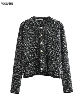 

VOGUEIN New Womens Fall/Winter Long Sleeve Short Sweater Coat Jacket Outwear Wholesale